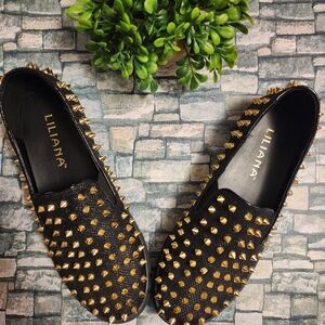 Gold Spiked Shoes ~ Rock Star Glam!